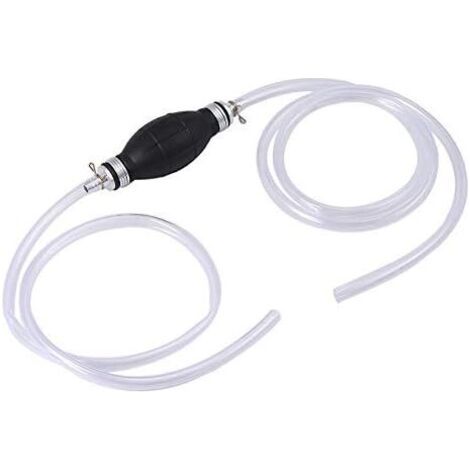 Pompe à Essence Manuelle de Siphon, Pompe Manuelle de Transfert de Diesel pour l'eau de Gasoil Parfaite pour SUV, MPV, Tondeuse à Gazon, Aquariums