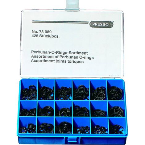 [NEUWERTIG] B-Ware Pressol 73089 425 Teile Dichtungs Sortiment O Ring Set