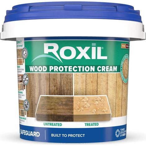 Roxil Wood Protection Cream (3L) - Outdoor Wood Waterproof Sealer (1/3)