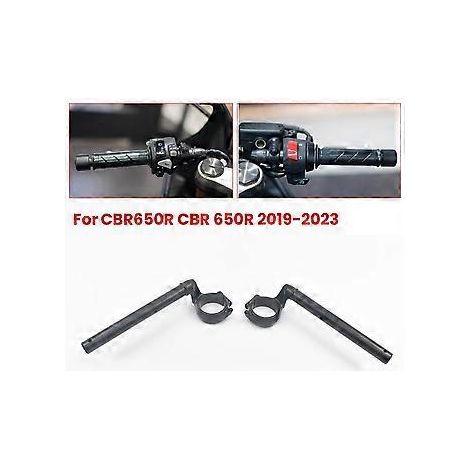 Guidon gauche noir pour moto, à clipser sur la fourche, compatible avec CBR650R 650R 2019-2023 (1/5)