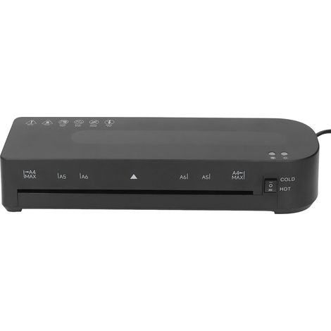 Machine à plastifier chauffage rapide A4 à 3 pouces largeur 230mm 80 à 125mic 320mm/min laminoir pour classe maison école prise EU AC220-240V (1/5)