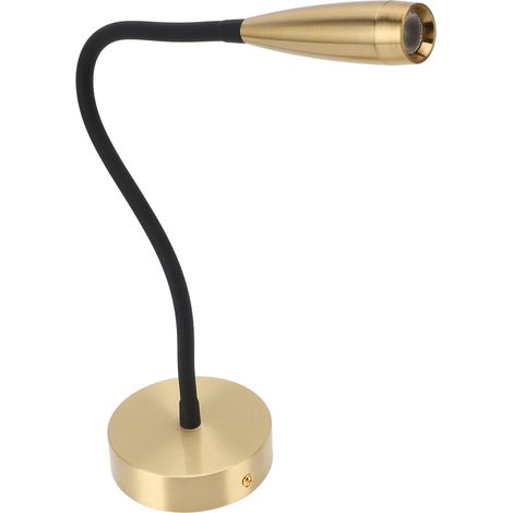 Applique murale à bras souple 3W 200 lm aluminium lampe de lecture (1/5)