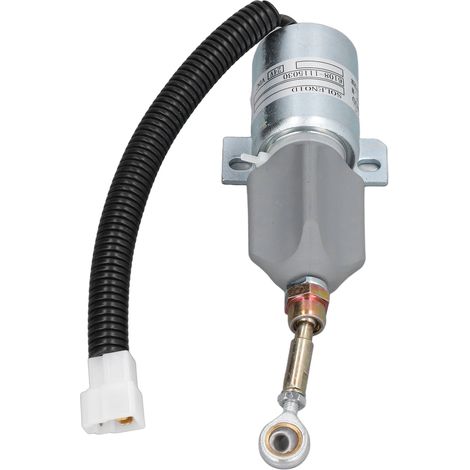 Solenoïde d'arrêt moteur 6108-1115030, vanne de coupure de carburant, pièce de rechange pour YUCHAI YC85 YC135 (1/5)