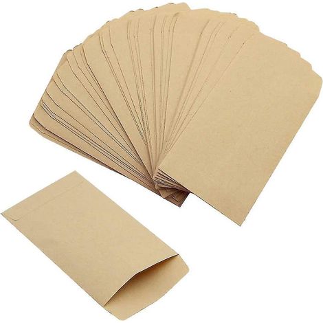 120 kleine braune Kraftpapiertüten (6 x 10 cm) (1/5)