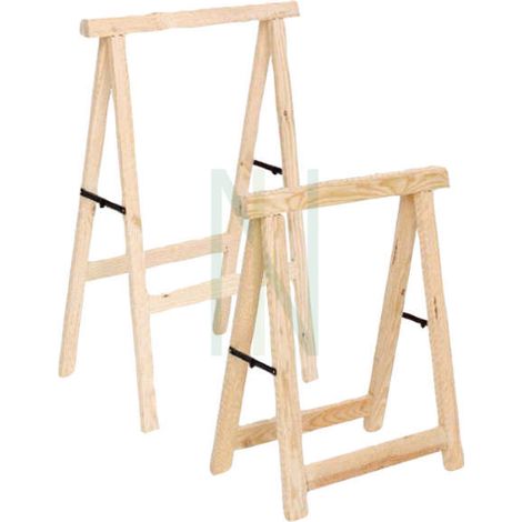 Chevalet polyvalent en bois de pin haut 75x100h cm