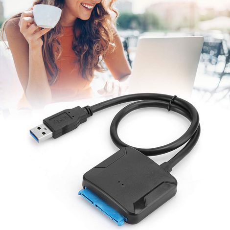 Adattatore USB SATA, da USB 3.0 a SATA III, adattatore per hard disk da 2,5" a 3,5". (1/3)