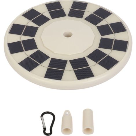 128LED Lumière de mât de drapeau, Lampe solaire 3.6W, Éclairage automatique pour extérieur (1/5)