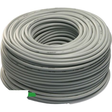 CAVO FILO ELETTRICO FG16OR16 600-1000V BIPOLARE SENZA NEUTRO GRIGIO 2x6 mm - Sezione: 2x4 mm - Metri: 100