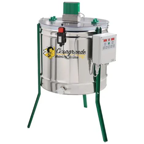 Art.196 Smielatore radiale inox 21 telaini melario 12 Langstroth