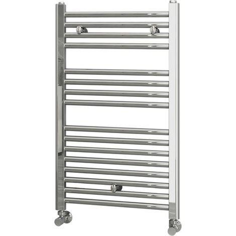 Kibath Secatoallas Radiador circuito calefacción de 80 cm x 50 cm acabado CROMO brillo fabricado en acero