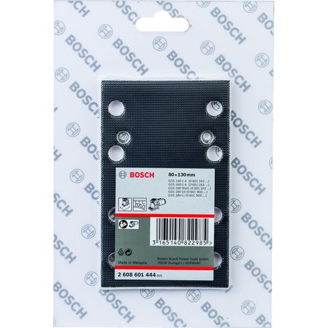 Placa lijadora "cierre cardillo" 80x130:orbital  BOSCH 2608601444