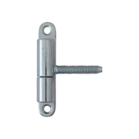 Einschraubscharnier, verzinkt, weiß, 15 x 50 mm / 2 Stück / - MP ZAW 205