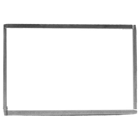 Contre-cadre fixation pour grilles GSAO/GSAI /GRAI/GRL/GRMC/PER/GFE25 1000X150mm S&P (UNELVENT) 870090
