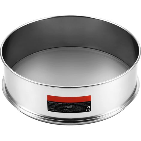 Mophorn Tamiz de harina, malla 150, acero inoxidable 304, grado alimenticio, 12,6 pulgadas de diámetro, colador de malla fina multiusos para cocinar, adecuado para frijoles mungo, arroz (1/5)