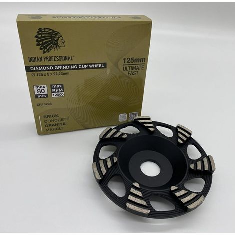 Disco abrasivo diamantato professionale indiano Ultimate Fast da 125 mm