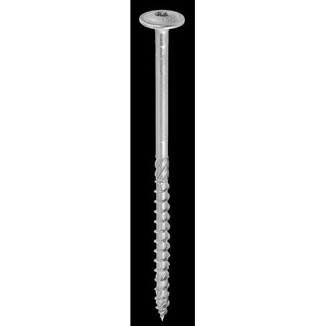 Vis à tête cylindrique 8x200 tête plate zinguée clair TX40 KLIMAS (1/2)