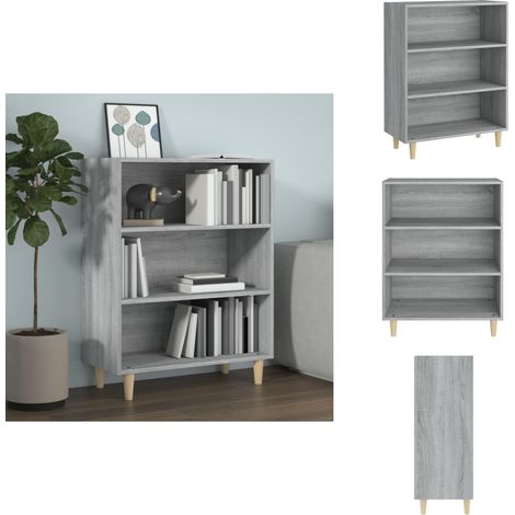 Buffet Sonoma gris 69,5x32,5x90 cm Bois d'ingénierie - Buffet - Meuble De Rangement - Armoire - Commode - Salon (1/5)