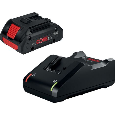 BOSCH-B KIT 1 BATTERIA 18V-4.0 Ah + CARICABATTERIE PZ 1,0