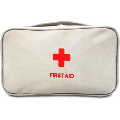 Trousse de premiers soins vide, mini - trousse de premiers soins, trousse de médicaments, voyage, voiture portative, voyage étanche, bureau, salle de sport, gris de randonnée (1/2)
