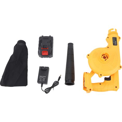Aspirateur électrique portatif sans fil, souffleur de feuilles, alimenté par batterie, pour souffler l'hôte de l'ordinateur