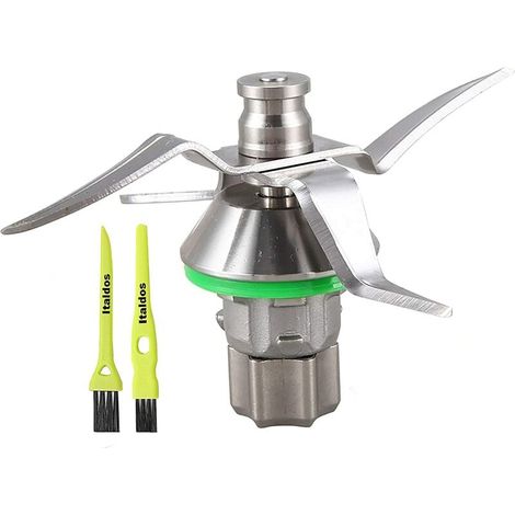 Lame De Remplacement - Pour Robot Cuisine Thermomix TM5 - Acier Inoxydable - 4 Lames Avec Rondelle - Lot De 1 (1/5)