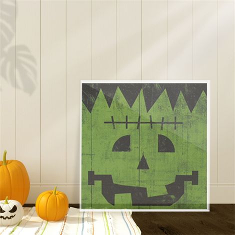 Ornement Halloween En Acrylique - Décoration Imperméable Résistante Aux Uv - Pour Bureau Et Intérieur - 10x10cm (1/5)