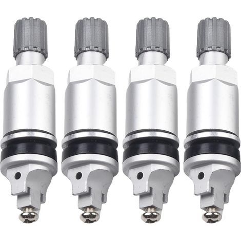 Solution complète de surveillance des pneus avec 4 capteurs TPMS à tige de valve conçus pour les véhicules Toyota (1/5)