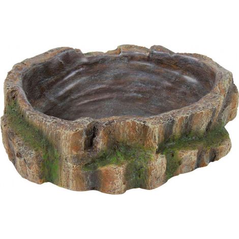 Ecuelle pour eau et nourriture des reptiles. 18 x 4.5 x 17 cm - vivarium  terrarium - Trixie (1/2)