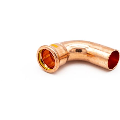 PrimaPress 90° Copper Street Elbow Fitting for Gas & Water (1/3)