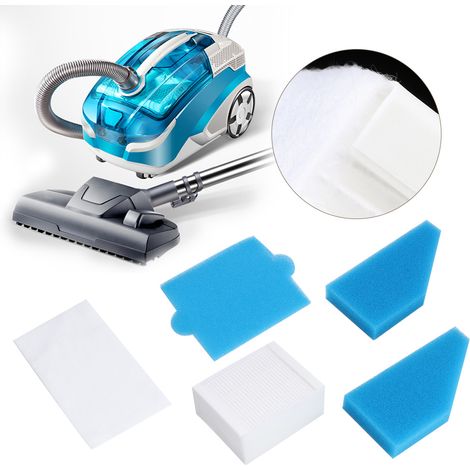 5 Pièces Filtre en Mousse pour Aspirateur Thomas 787241 99, Kit de Rechange Compatible (1/5)