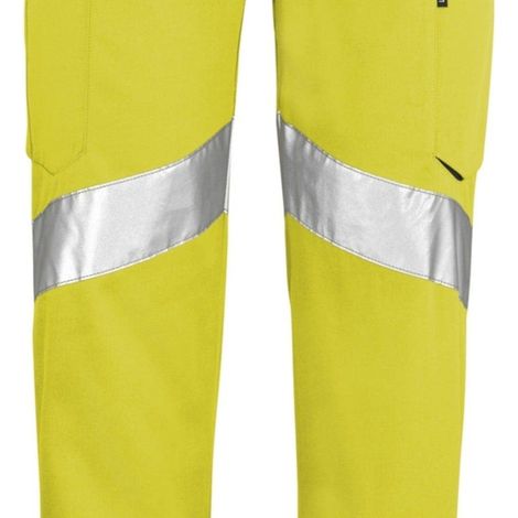 PANTALON IRIS PI JAUNE FLUO / BLEU MARINE XS - FR(36-38)