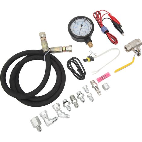 Kit Test Pression Huile Haute Pression IPR pour Ford 6.0L 7.3L, Outil Diagnostic Fuite Système Injection, Manomètre Remplacement, Adaptateur Test (1/5)