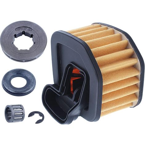 Nettoyant de filtre à air pour Husqvarna 570 575XP 576XP Joint de roue de pignon 537207501, Filtre à air, Jante de pignon, Rondelle, Clip en E, Roulement à aiguilles (1/5)