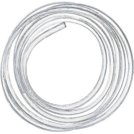Tube en PVC souple transparent, de qualité alimentaire, diamètre intérieur 4 mm, diamètre extérieur 6 mm, longueur 5 m, pour l'eau, l'air et l'irrigation d'aquariums. (1/5)