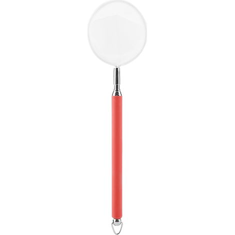 Filet d'écrémage télescopique extensible pour poissons et crevettes, pour aquarium et étang (rond rouge) (1/5)