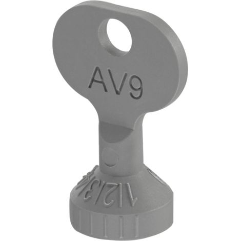 OVENTROP Voreinstellschlüssel für Thermostatventile AV 9, ADV 9, RFV 9, CV 9 und E, 1183962 (1/2)