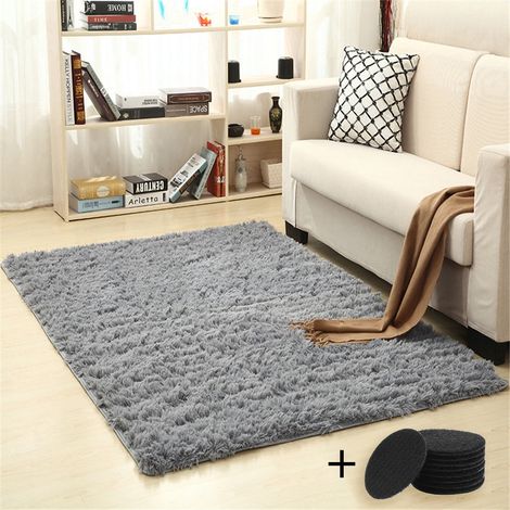 Tapis En Fourrure Synthétique - Pour Chambre À Coucher Canapé Salon - 120 X 170 Cm - 1 Pièce (1/3)