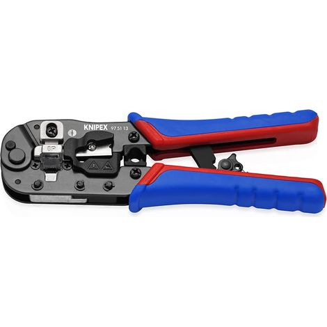 Pince à sertir pour fiches Western RJ45 en blister, 97 51 13 SB (1/5)
