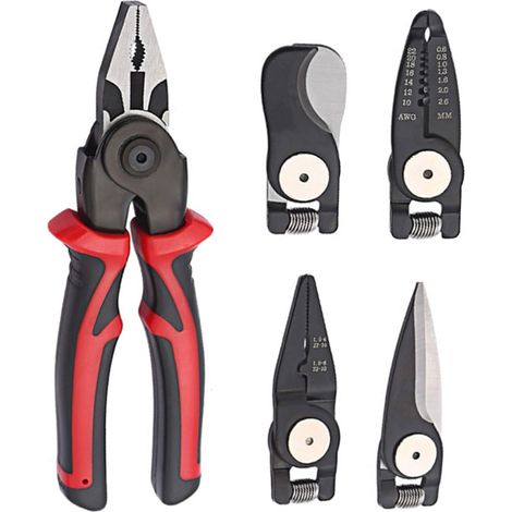 Kit de pinces manuelles acier, pour électricité et bricolage (1/5)