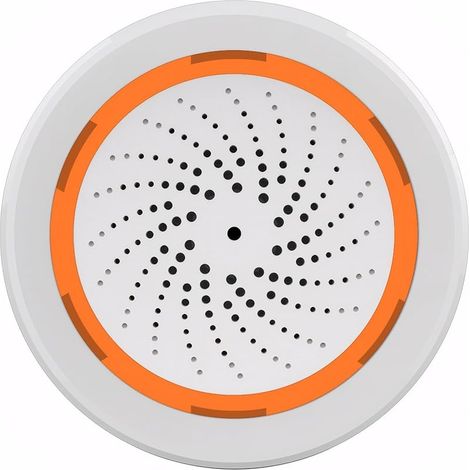 Alarme WiFi Intelligente Sirène d'Alerte Forte de 100 dB avec Lumière Stroboscopique pour la Sécurité à Domicile et Contrôle à Distance via l'application Fonctionne avec Tuya/Smart Life/Alexa (1/5)