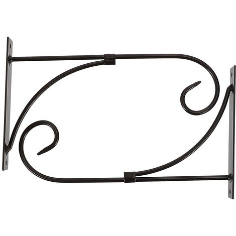 Stück Wandhaken aus Eisen in Schwarz Rostfrei und (1/5)