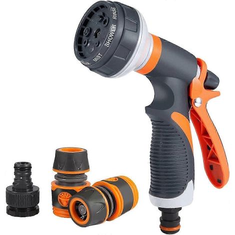 Watering Gun, Watering Gun Watering Gun Garden Hose Nozzle for Watering Plants or Lawns, Cleaning Pets, Cleaning Windows (1/5)