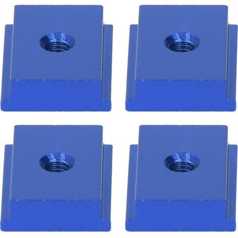 Stück blaue Linearführungsschienen aus Aluminiumlegierung, Typ T, M6, Zubehörserie für Holzbearbeitungsmaschinen, Serie 30 (1/5)
