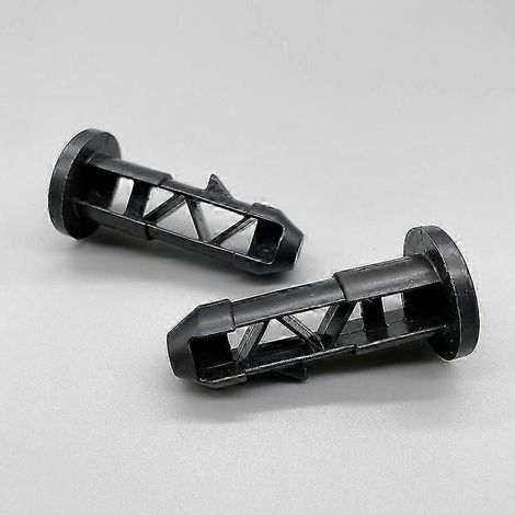 Lot de 6 goupilles de charnière pour couvercle de poubelle à roulettes, en plastique noir, pour poubelle à roulettes extérieure de 240 L (1/2)