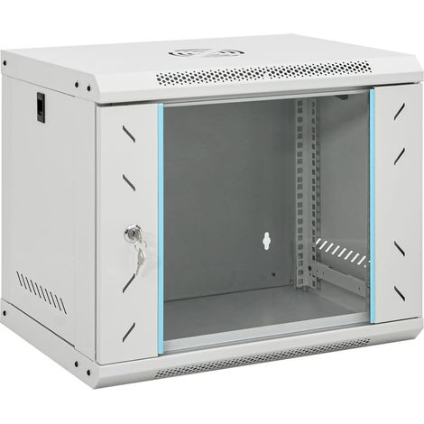 9U Wand-Netzwerkschrank 19" IP20 53x40x45 cm