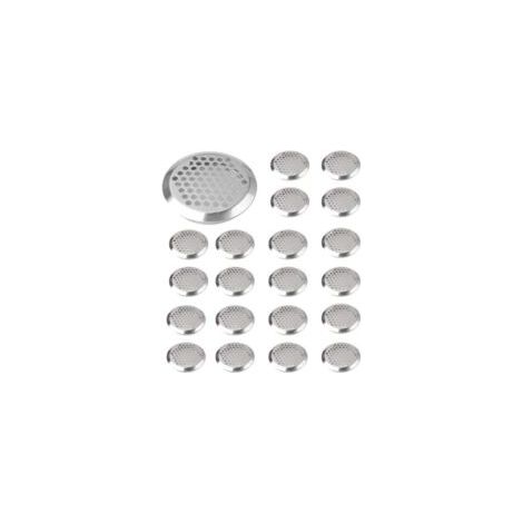 30 griglie di ventilazione rotonde, rete di ventilazione, griglie di ventilazione in acciaio inox, fori di ventilazione - Crezuo