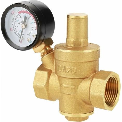 autres DN20 Vanne de réduction de pression d'eau réglable en laiton avec Manomètre Compteur de pression,Réducteur de pression,dolaso (1/5)