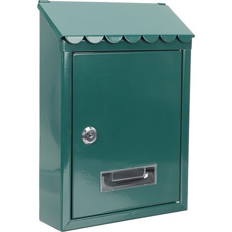 Boîte aux lettres murale vintage Unomor avec serrure et (1/5)