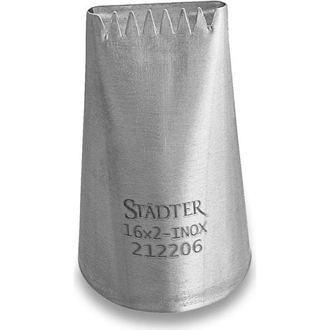 Städter Douille à ruban en étoile / Douille à tresse en osier 16 mm