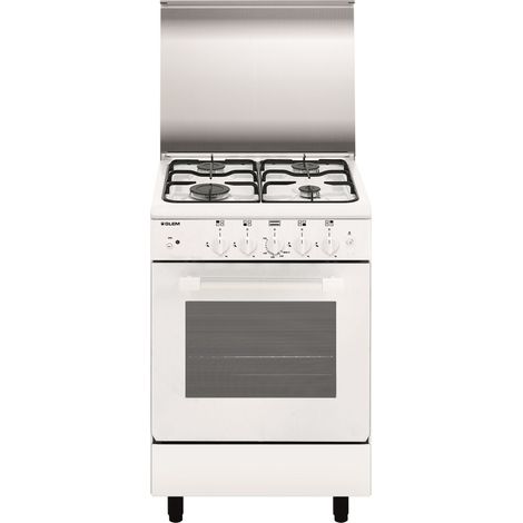 GLEMGAS Cucina 53X50 Bianca Gas